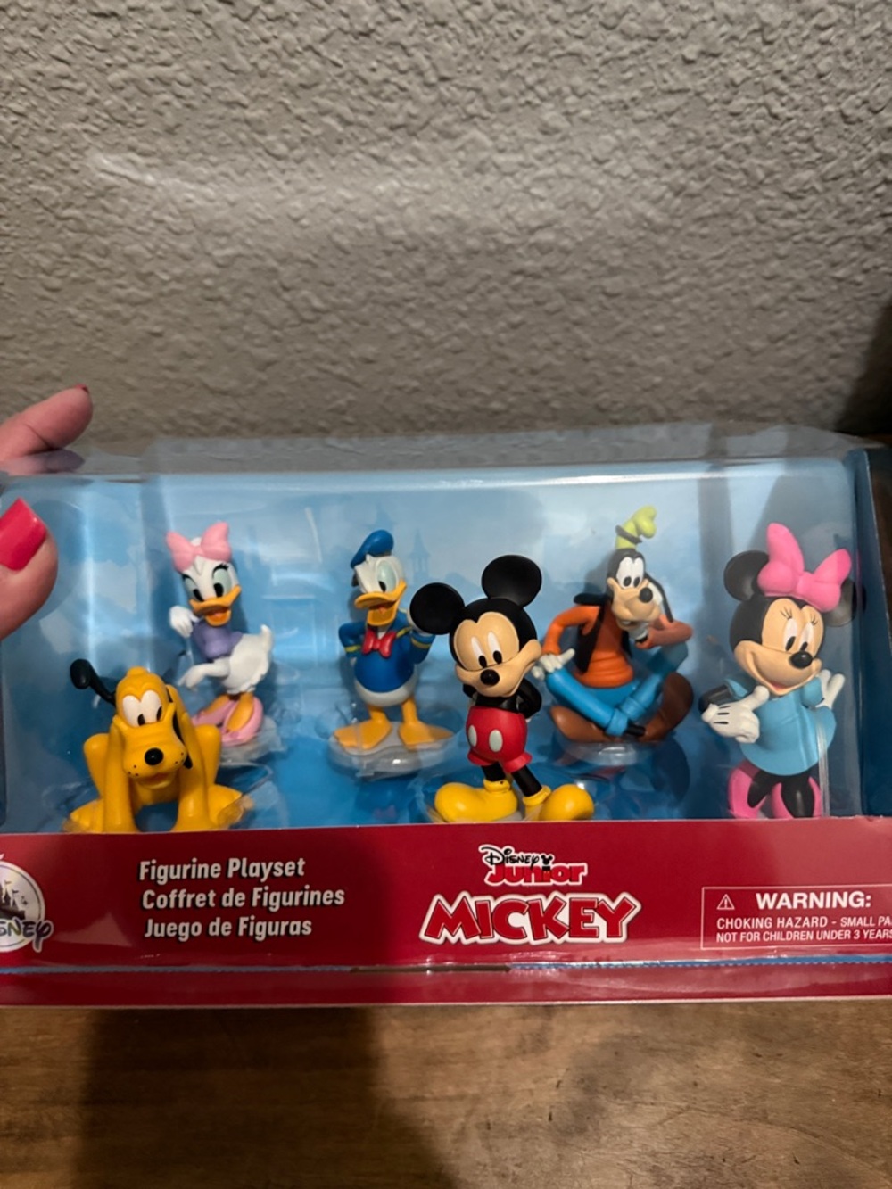 Disney Mickey & Friends Figurine Set - Donald Pluto Minnie New - Picture 3 of 3